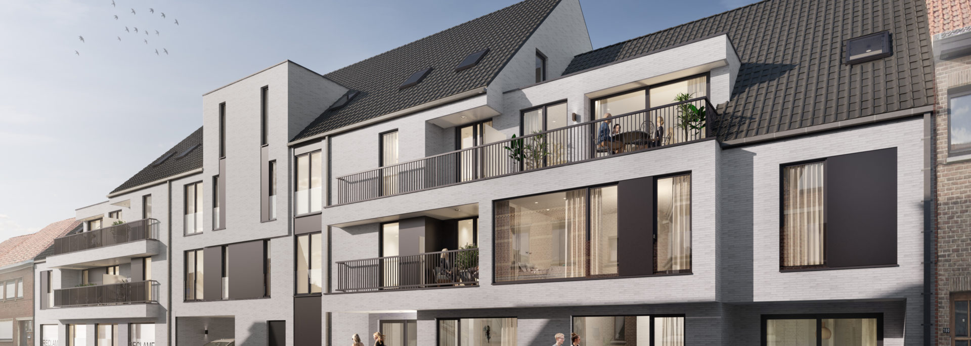 Albert & Jerome appartementen in Desselgem te koop | KUB Waregem